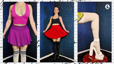 LittleBunnyB - HOT College Girl Outfits