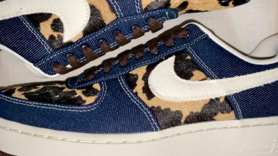 Nadia Diamo - New Nike Air Denim Sneakers Unboxing And Try On