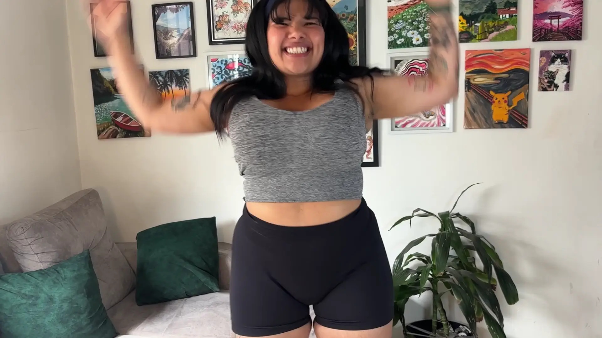 Exclusive Leak: Meganxx1 - Bouncing workout - Stream in FullHD | Hotleakxxx.com