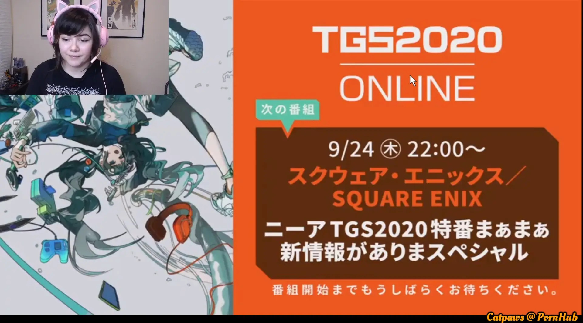 Exclusive Leak: Catpaws - My Reaction: NieR Livestream @ TGS 2020 - Stream in FullHD | Hotleakxxx.com
