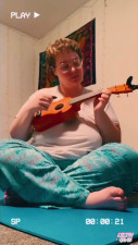 Lilith Grae - Free SFW BBW Archive: Learning Ukulele Compilation HD