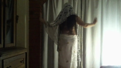 Elbereth123 - Fabulous, erotic, stripping belly dance in white outfit