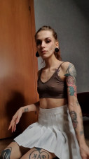 TattoedGirl - FREE HOT SCHOOL SKINNY TATTOED GIRL