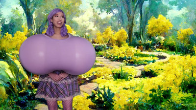 Azumi Zeitline - Azumi's Breast Expansion Garden Tour