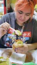 VioletWitchy - Gordita Eating Gordita in Monterrey Mexico