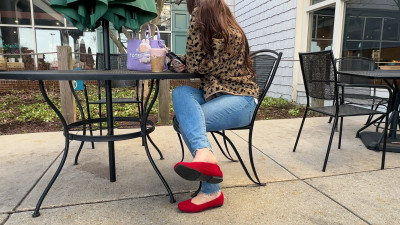 dietmarshmallow - Red Ballet Flat OOTD