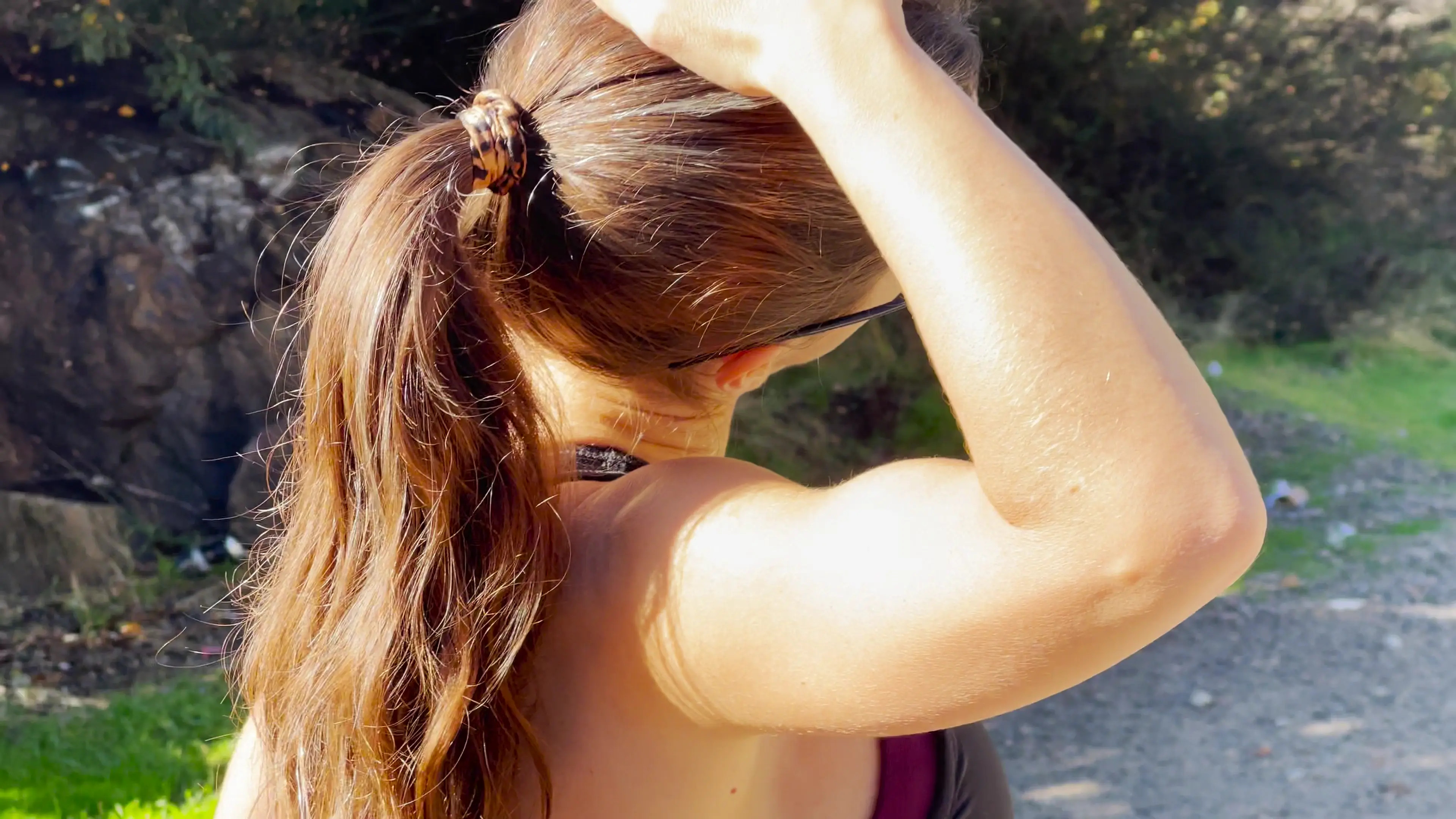Exclusive Leak: Rebecca de Winter - Public Workout by the Road - Stream in FullHD | Hotleakxxx.com