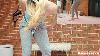 michellexm - Thong hanging wedgie