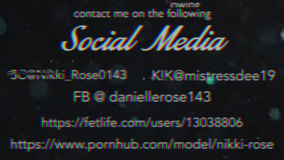 Goddessdanielle - Social media promotional