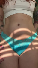 veggiebabyy - quick vertical vid thongs try on - jump transitions