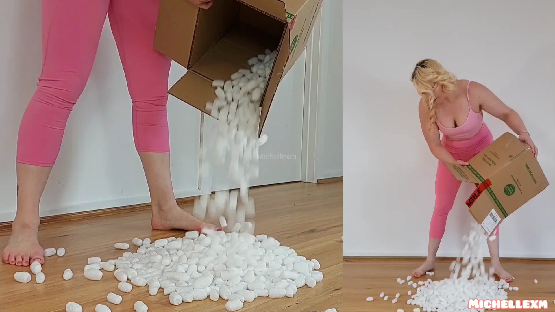 Exclusive Leak: michellexm - Packing nut STOMPS crush trample - Stream in FullHD | Hotleakxxx.com