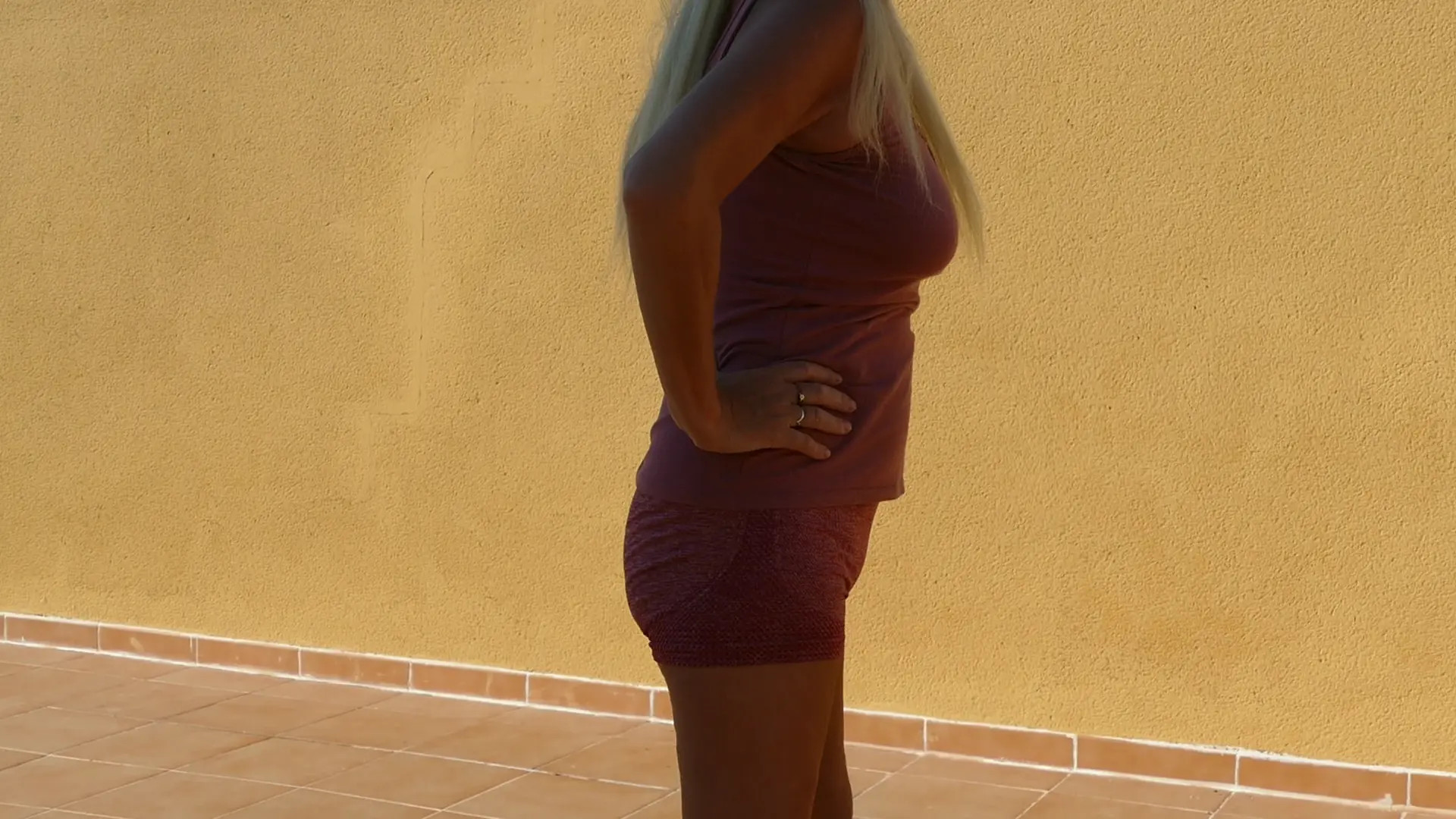 Exclusive Leak: Natalie K - working out exercising in tight shorts & a vest top outdoors - Stream in FullHD | Hotleakxxx.com