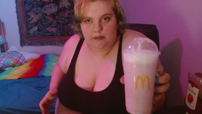Ronnie Maes SSBBW - McDonalds Feedee Mukbang Stuffing: Fast Food Tier List EP 1