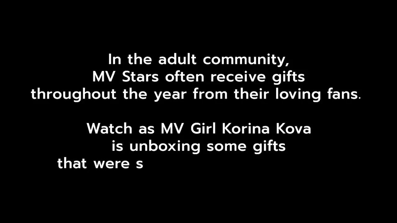 Exclusive Leak: ManyVids - Gift Unboxing: Korina Kova - Stream in FullHD | Hotleakxxx.com