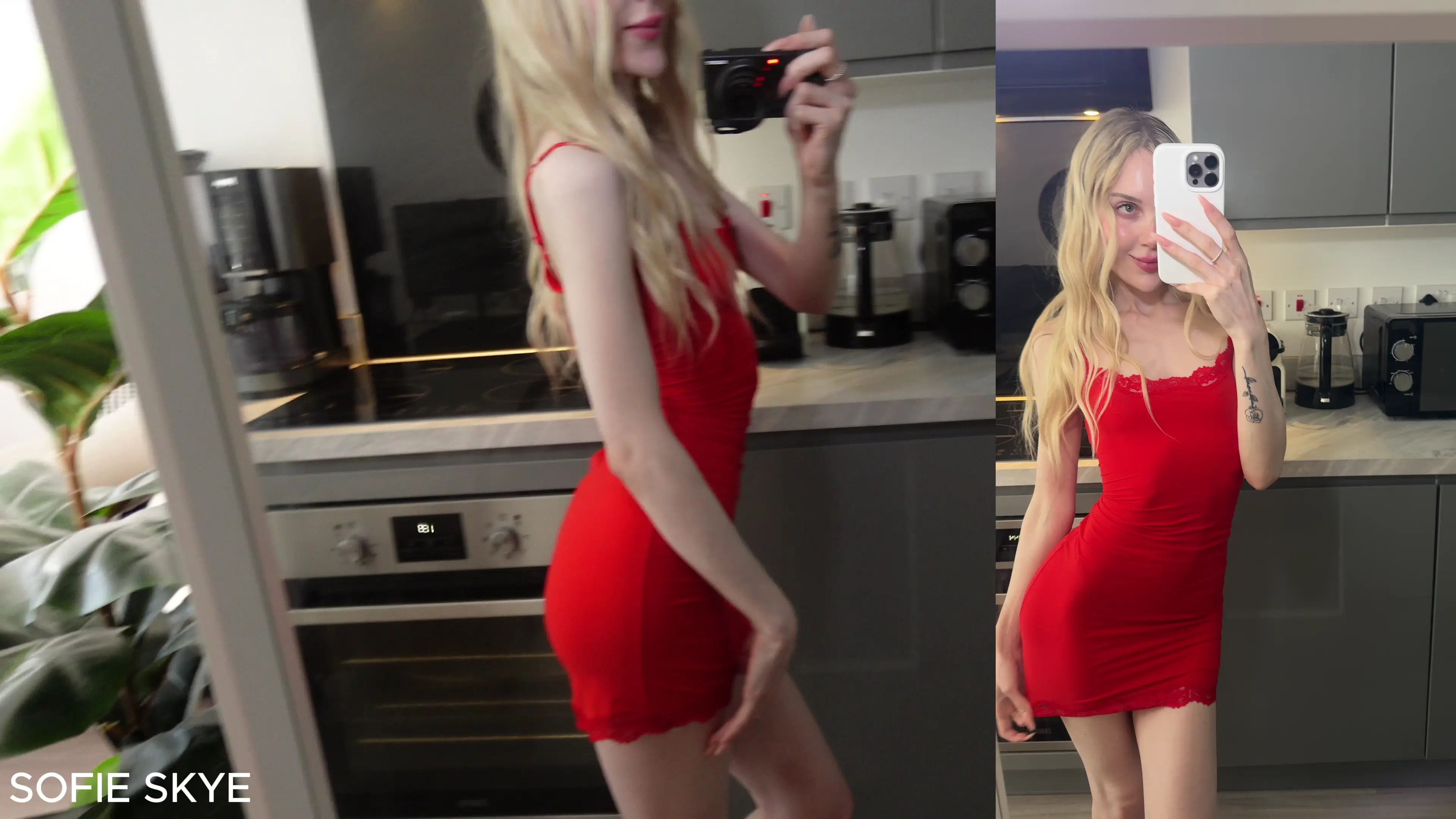Exclusive Leak: Sofie Skye - Try On - Red Mini Dress - 4K - Stream in FullHD | Hotleakxxx.com