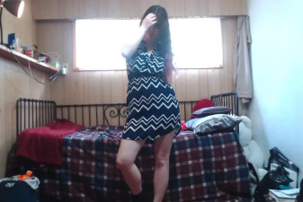 VanessaStrawberry - trying on dresses and bodysuits