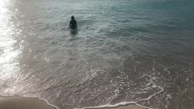 TheRealBlackDaisy - Daisy at the ocean part 4
