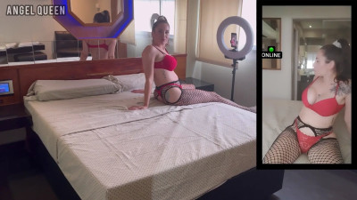 Mv Angel Queen - Free TEASER - my nephew found me streaming on a porn site
