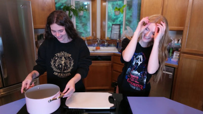 Destinationkat - Making Sweet Potato Fries SFW