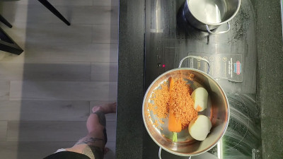 TattoedGirl - Cooking lentil soup