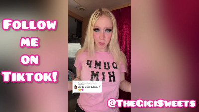 Gigi Sweets - How I Do My Hair Poof HAIR TUTORIAL