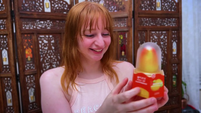 Delilah Cass - Taste Testing TikTok Viral Peach Ice Cream