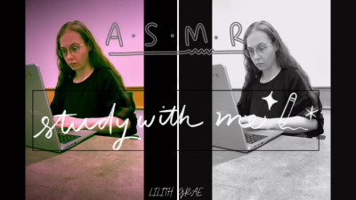 Lilith Grae - Free SFW ASMR: Study With Me! HD