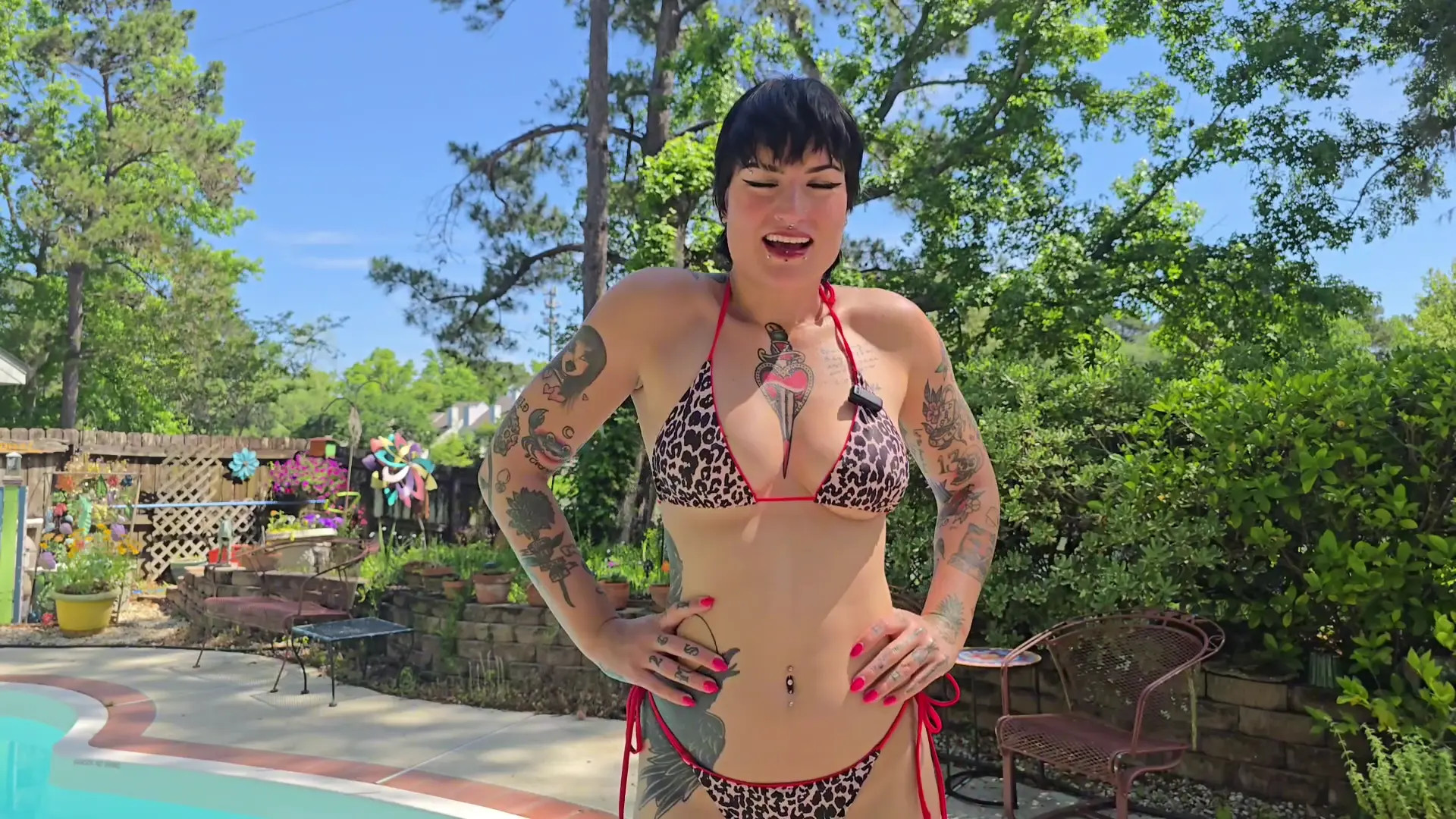Exclusive Leak: titania_orion - Leopard Bikini Try On Haul - Stream in FullHD | Hotleakxxx.com