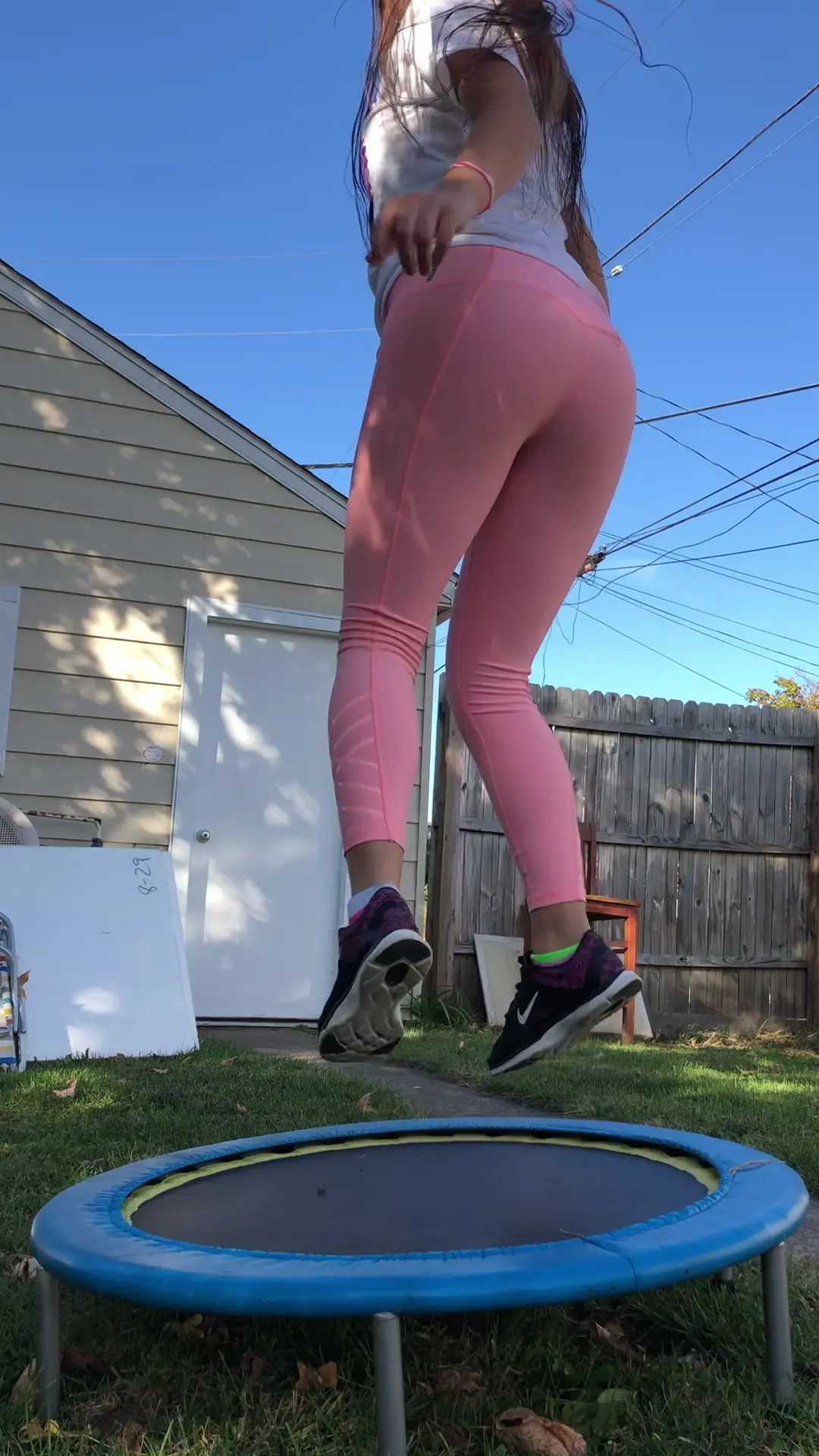 Exclusive Leak: Mia Kay - Silly 18yr Jumping on the trampoline XD - Stream in FullHD | Hotleakxxx.com