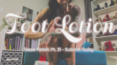 Miss Olivia Black - Pt. 31 Foot Lotion Tease Preview