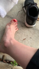 sassysolesxo - Sweaty Feet & Shoes After A Run