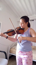 Carolina_hairy - I practice the Violin condor pasa