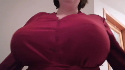 Melonie Kares - Busty Bra Blouse Bounce