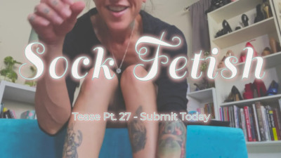 Miss Olivia Black - Pt 27 Sock Fetish Tease Preview