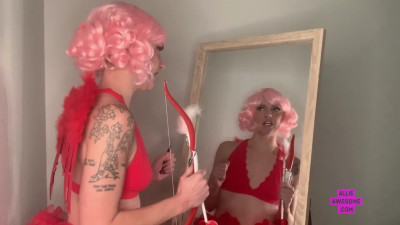 AllieAwesome - Allie Awesome's Cumming with Cupid 1/2