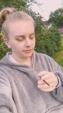 Ali Topaz - Early Morning Smoking A Rollie In The Garden In My PJS