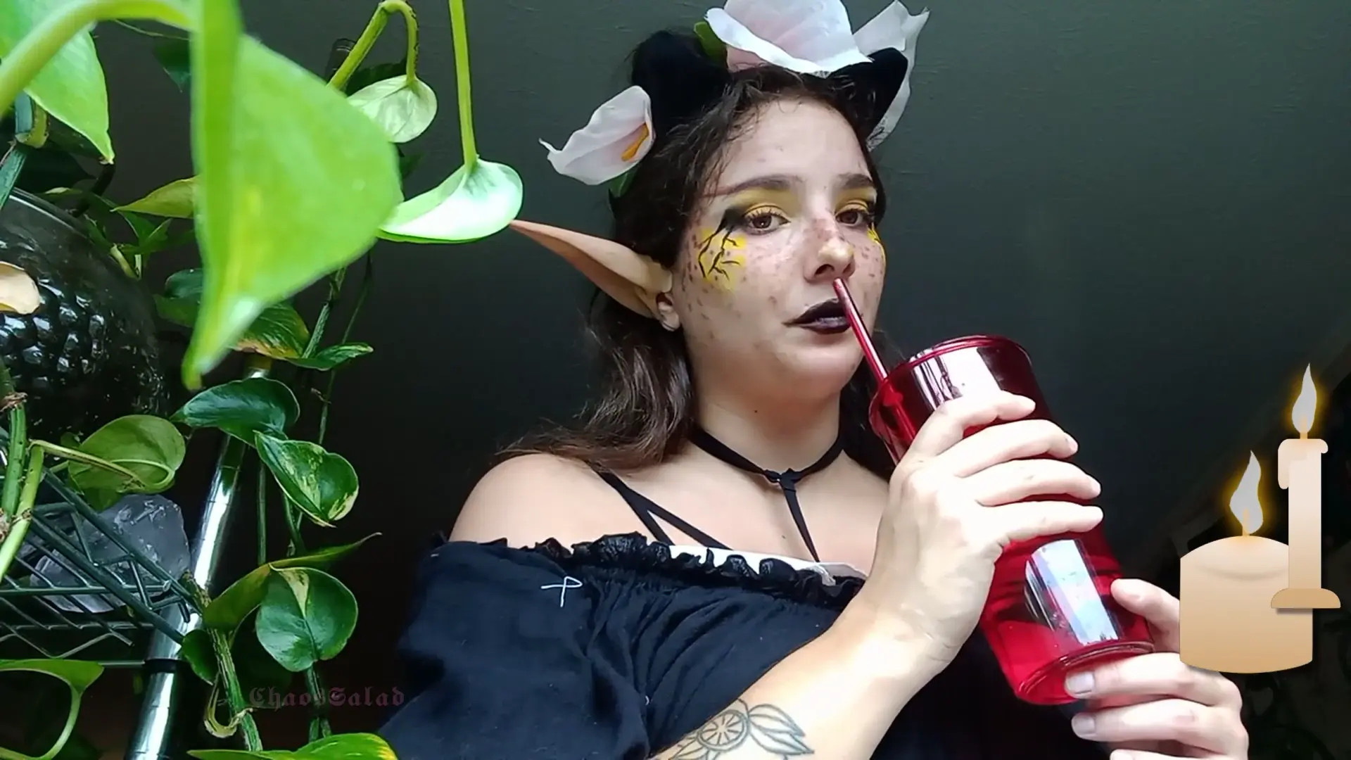 Exclusive Leak: ChaosSalad - Soulless Staring   Goth Elf Gets Hydrated - Stream in FullHD | Hotleakxxx.com