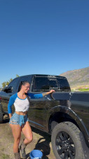 Lexa Stahl - Truck Wash & Pose