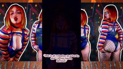 Delilah Dee - Burping with Chucky for Halloween