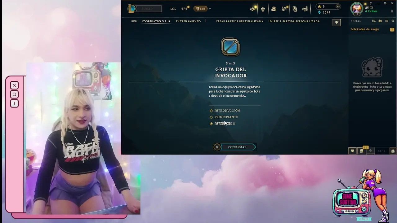 Exclusive Leak: Gime Sortino - Gameplay: LOL partida de entrenamiento - Stream in FullHD | Hotleakxxx.com