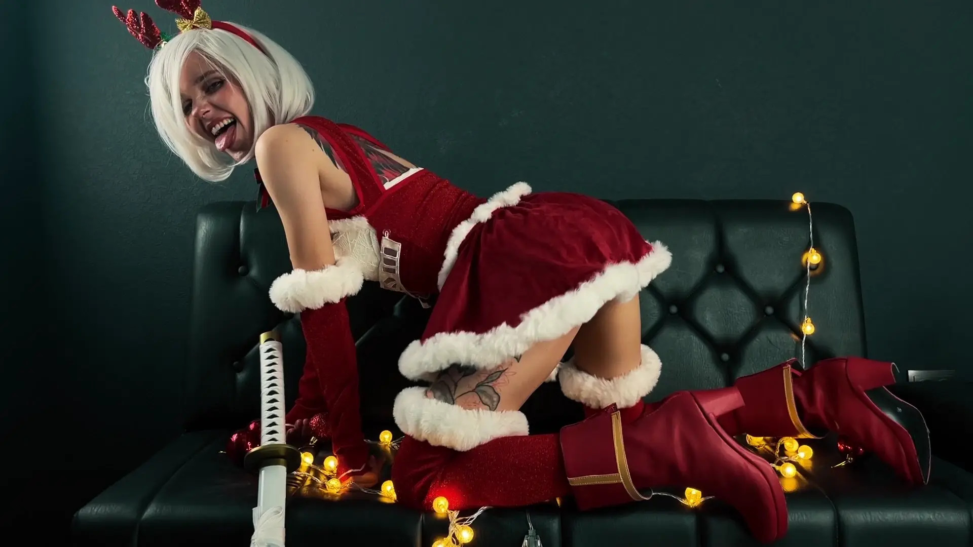 Exclusive Leak: Lil cosplay slut - Nier Automata Cosplay - Christmas - I'd Like You For Holiday - Stream in FullHD | Hotleakxxx.com