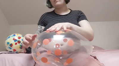 Rott Is Hot - Playing with 2 pretty balloons
