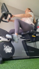 Princess Linnea Milf - Gym Cycle Training Fitness Day 1
