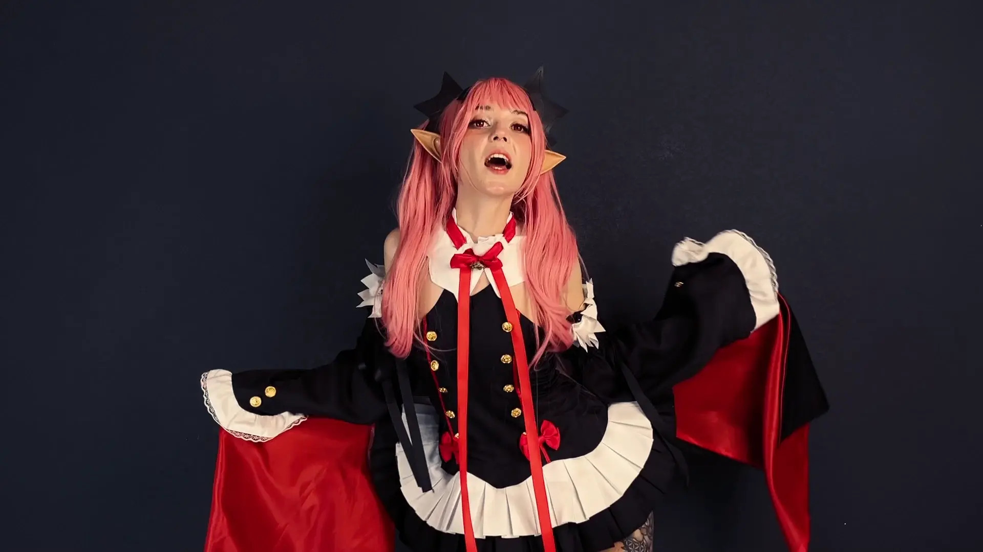 Exclusive Leak: Lil cosplay slut - Krul Tepes Cosplay - Dance - Stream in FullHD | Hotleakxxx.com