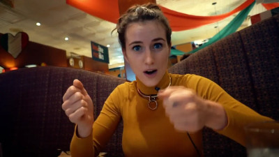 Piper Blush - Piper eating pizza in slow motion