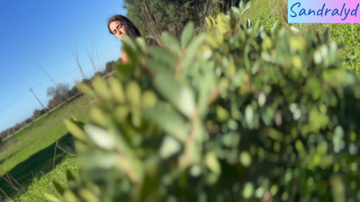 Sandra Lyd - Spanish ass with denim short in nature