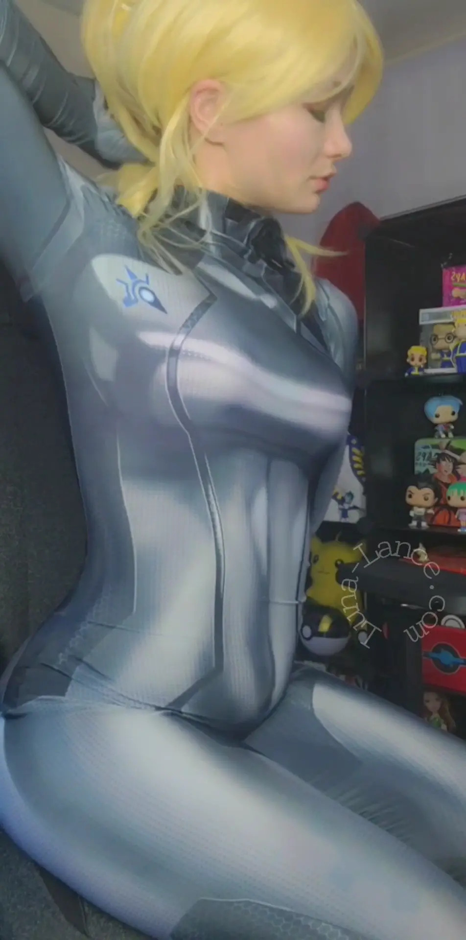 Exclusive Leak: Luna Lance - Retro Video Game Girl Takes off her Suit - Stream in FullHD | Hotleakxxx.com