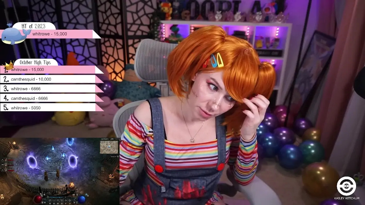 Exclusive Leak: Kailey Ketchum - Playing Diablo as Chucky MV Live VOD - Stream in FullHD | Hotleakxxx.com