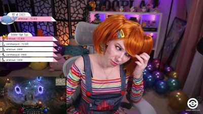 Kailey Ketchum - Playing Diablo as Chucky MV Live VOD