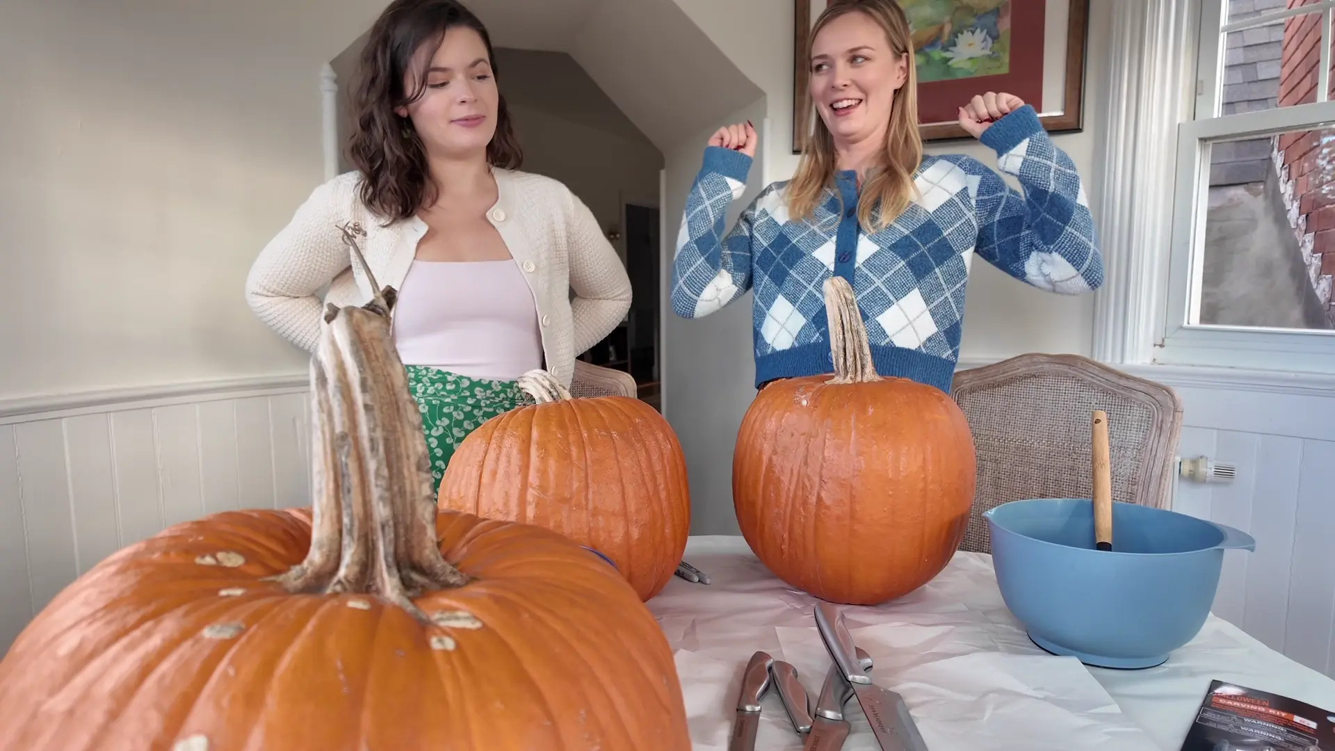 Exclusive Leak: dharmajonesxxx - Carving pumpkins with Stella Sedona - Stream in FullHD | Hotleakxxx.com